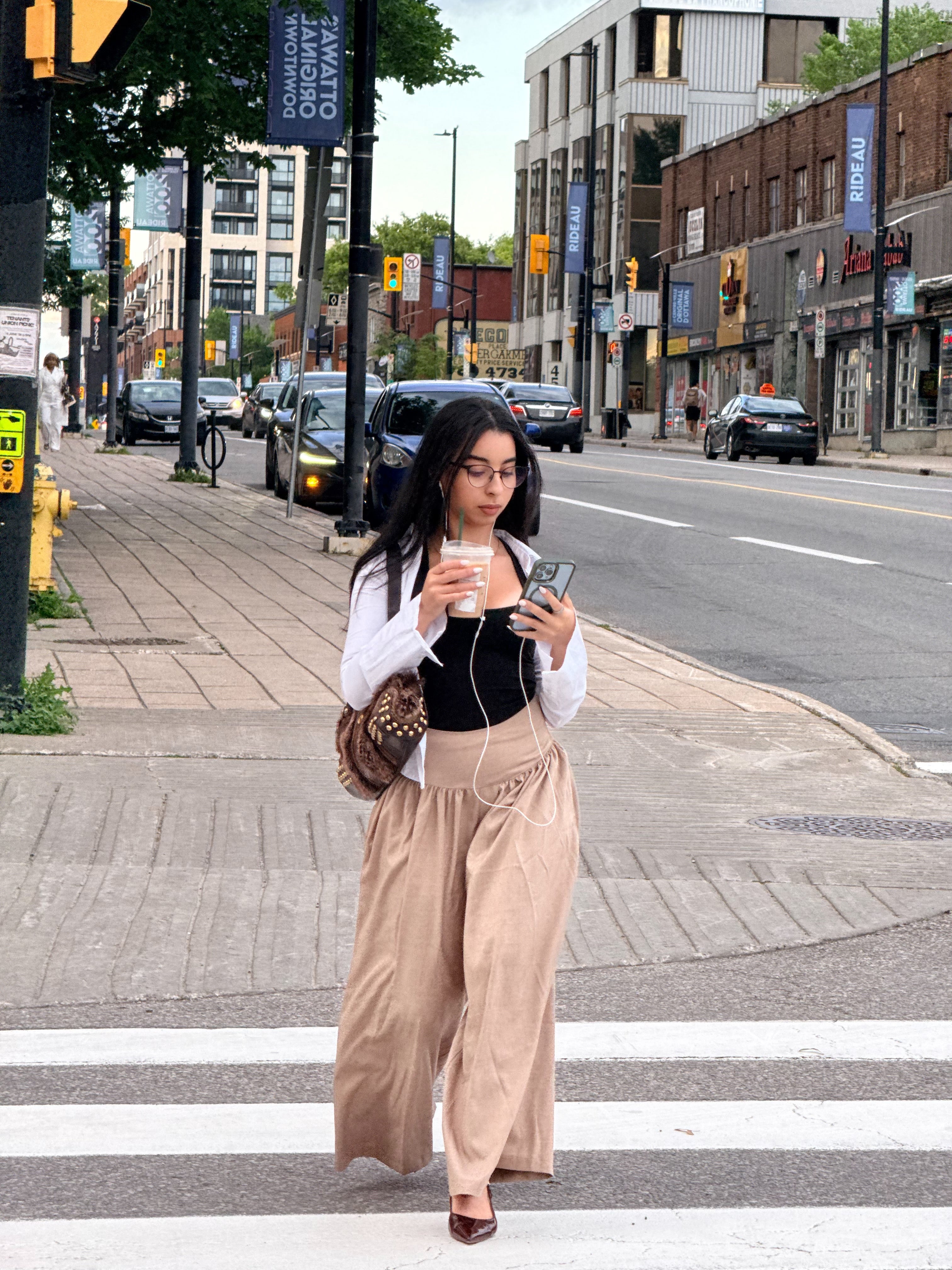 The Linen Latte Pant